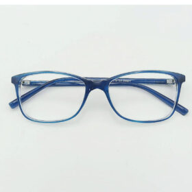 “Smart Eyewear Rectangle Blue Glasses – Stylish TR-90 Lightweight Frame”