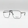 DITA Lancier Square Black Metal – 22 | Premium Luxury Eyewear