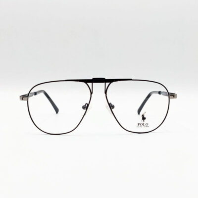 POLO Oval Metal Black – 0221 | Premium Metal Eyewear by Speccs.pk