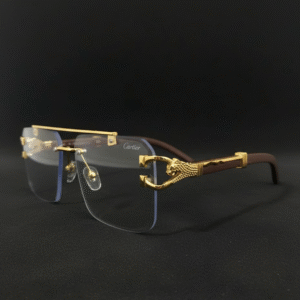 Cheetah Rimless Solar Glasses–Turns Black in Sun