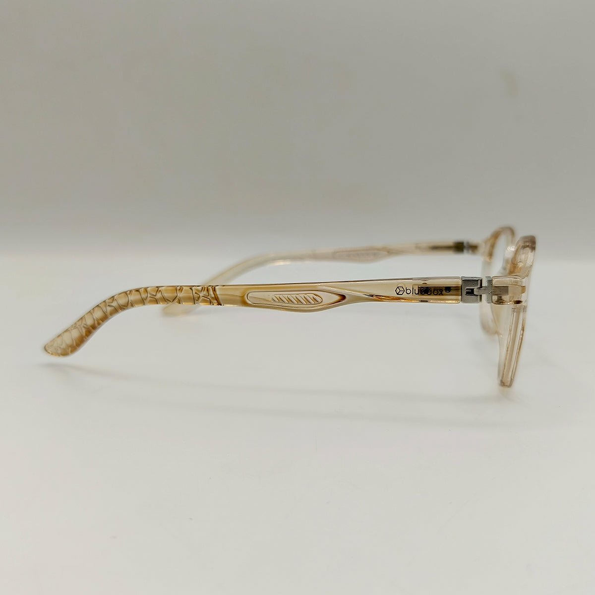 Stylish Kids Round Light Brown Glasses – 2412 - Image 2